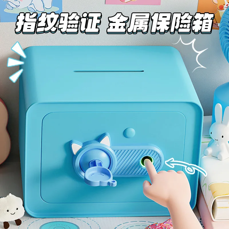 Electronics ATM Piggy Bank Money Bank Money Saving Box with Password&Fingerprint Auto Scroll Music Function Gifts for Girls Boys