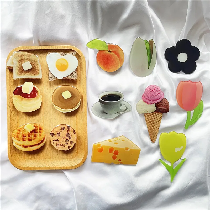 Wholesale Factory Popular Mobile Accessories Free Custom Logo Printing acrylic Holder Cell Phone Socket Stand For Poppings