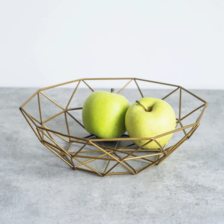 Iron Wire Fruit Bowl/ Iron Arts Fruit Storage Baskets/fruit Tray