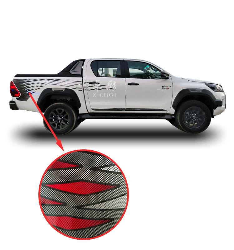 Guangzhou Wholesale Price autos 2021 hilux body car stickers vinyl for toyota
