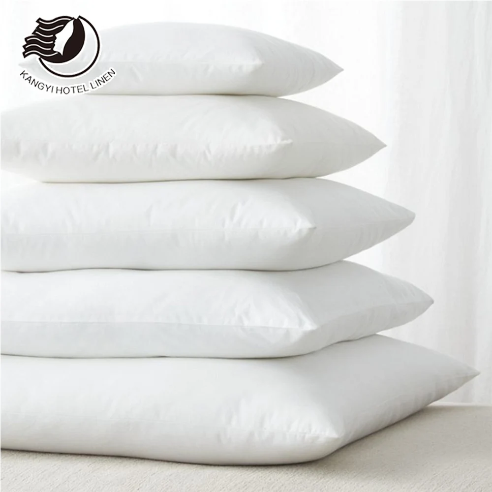 2023 Collection Super Soft Pure White Used 5 Stars Hotel Polyester Filling Pillow