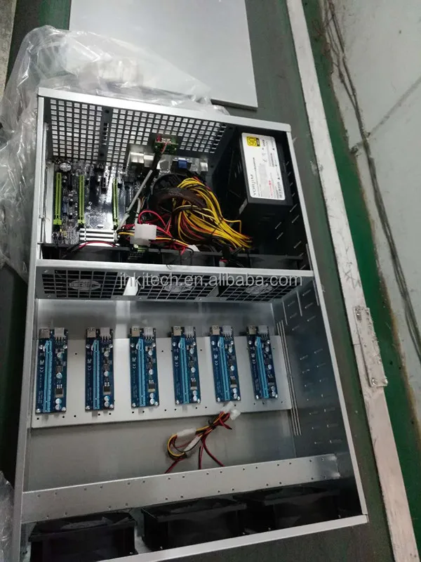  Лучшая сборка корпус для каркаса майнинга 4U 6/8GPU Eth купить в 2021