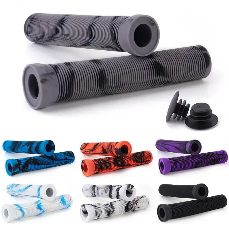 OEM/ODM Rubber Grip Bike Bicycle Handle Bar Grips Cover Shock-Absorbing Anti-slip Scooter Handlebar Grips Mtb Cycling Parts