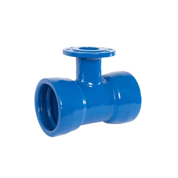 Factory Direct Sales China  ISO2531 EN545 Ductile Iron Pipe Fittings Tyton Joint Type Flanged Socket