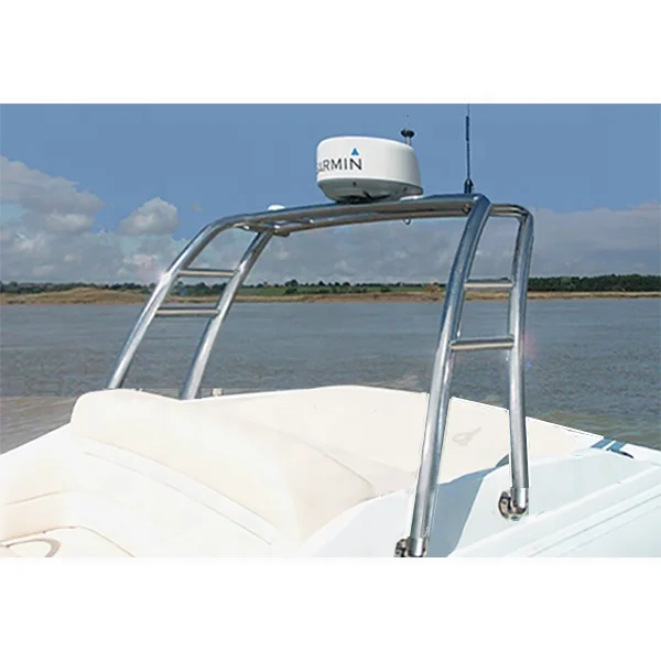 Universal Radar Arch for Pontoon Boat Anodized Black White Color Available Water Sports Wakeboard Towers