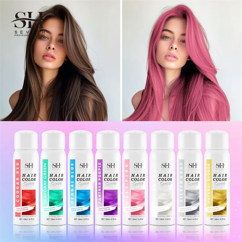 Crystal Shiny Temporary Hair Color Spray Suitable For Parties, Weddings And Other Occasions Keratin Color Hair Dye