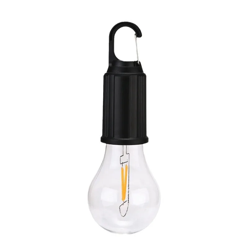 Outdoor Camping Lamp LED Retro Lighting Bulb Portable Spherical Rechargeable Tungsten Filament Tent