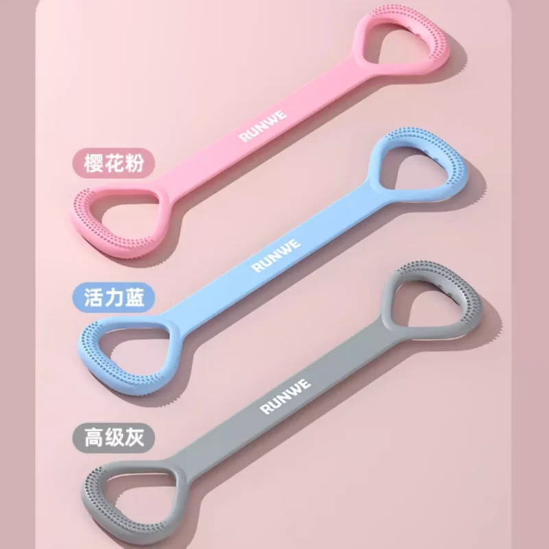 Yoga  Fitness pulling TPE power colourful soft elastic band