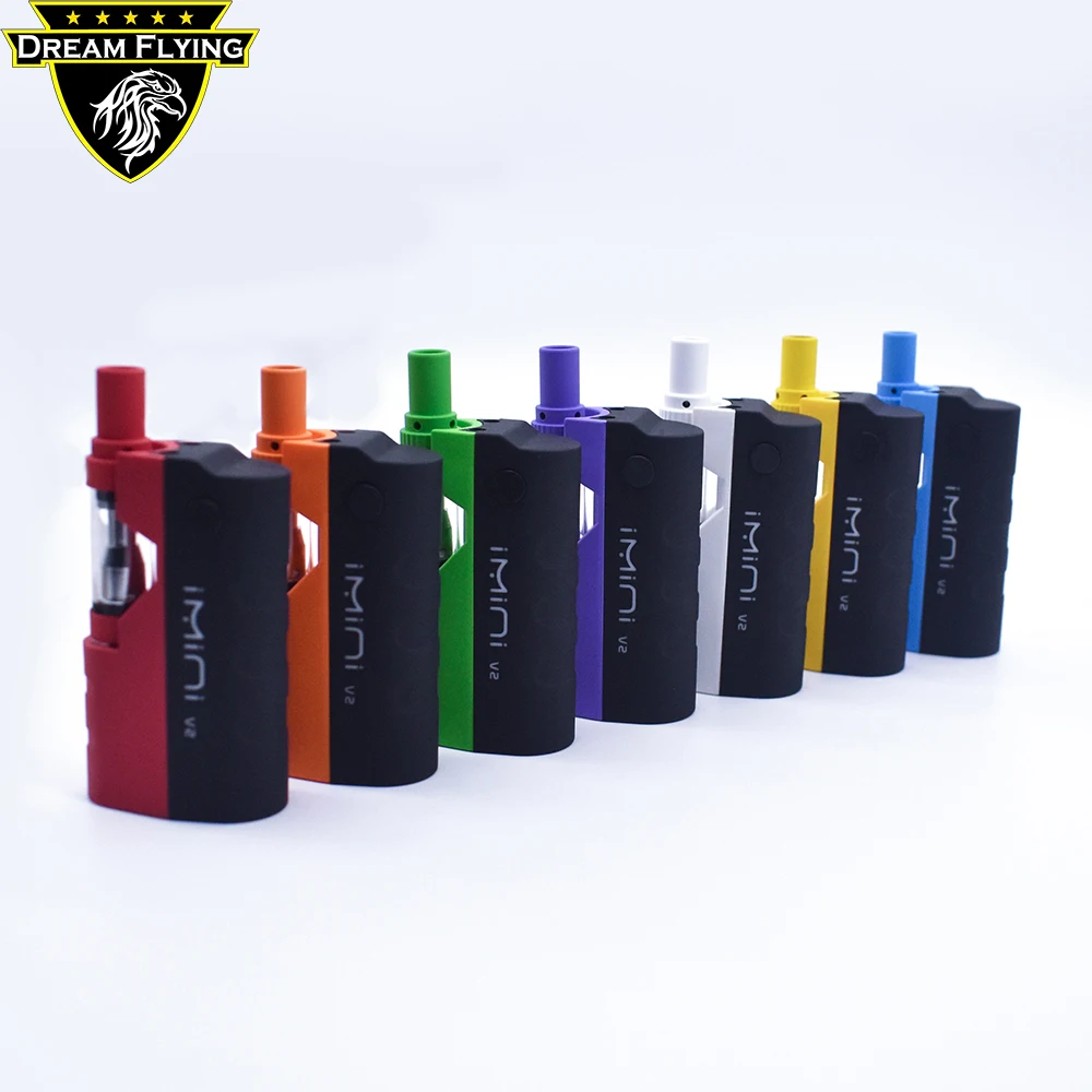 
 Лидер продаж 2019, бокс мод для вейпа cbd, резьба 510, переменное напряжение, 650 мАч, cbd, аккумуляторная батарея предварительного нагрева, комплект Imini V2  