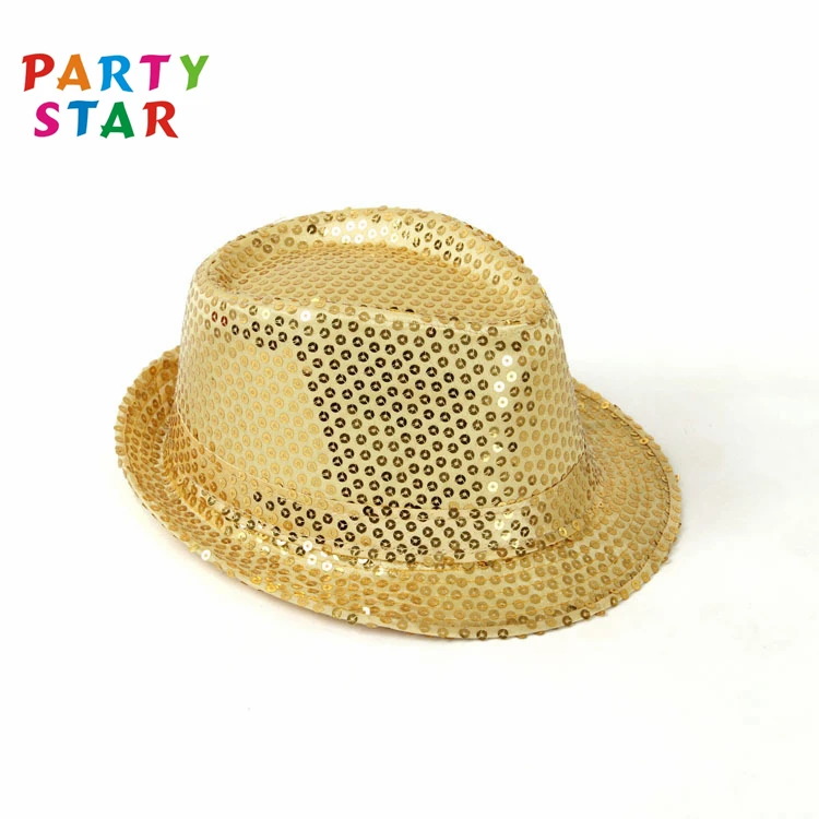 New Fashion Sequin Hats Adult Sequin Fedora Hat For Party Hats