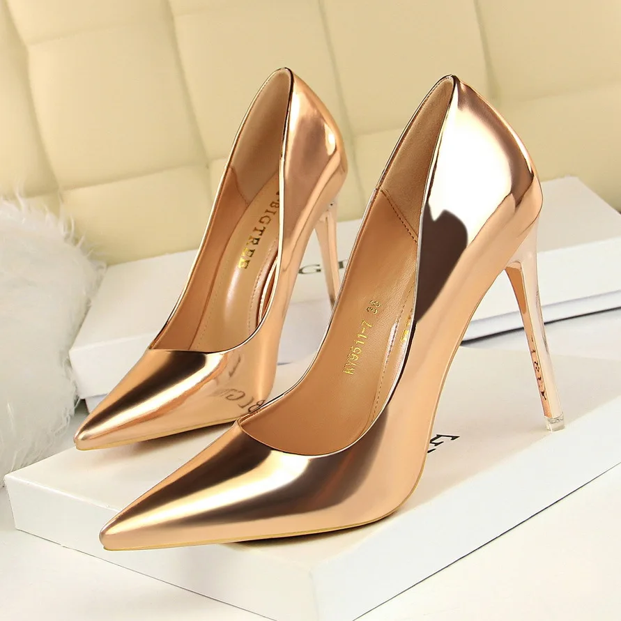 Sexy Fashion Club Heels 2022 New Trendy Women Lady High Heel Stiletto Pumps Shoe