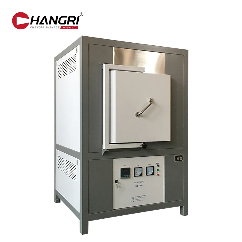 Luoyang Changri  high efficiency temperature laboratory electric muffle furnace 1800 degree factory price
