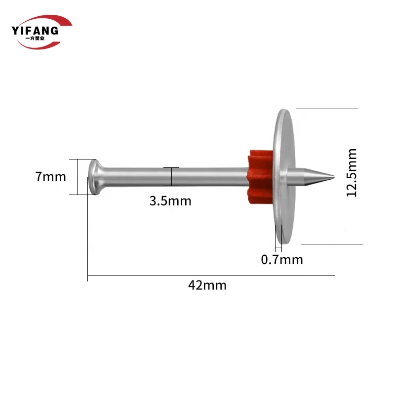 Wholesale Construction with Gasket Decorative Hardware Engineering High Nk Shooting Concrete Nails PDW 27mm Free Sample Smooth