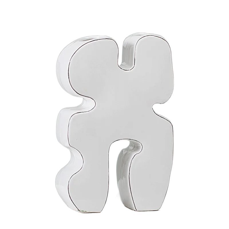 Original Design Creative Modern Ceramic Vase Cheap White Indoor Decorative Flower Vase For Home Decor