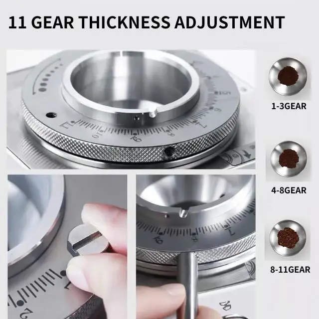 360W Coarse Grind Size Settings Automatic Burr Grinder Full Stainless Steel Housing One Touch Coffee Grinder