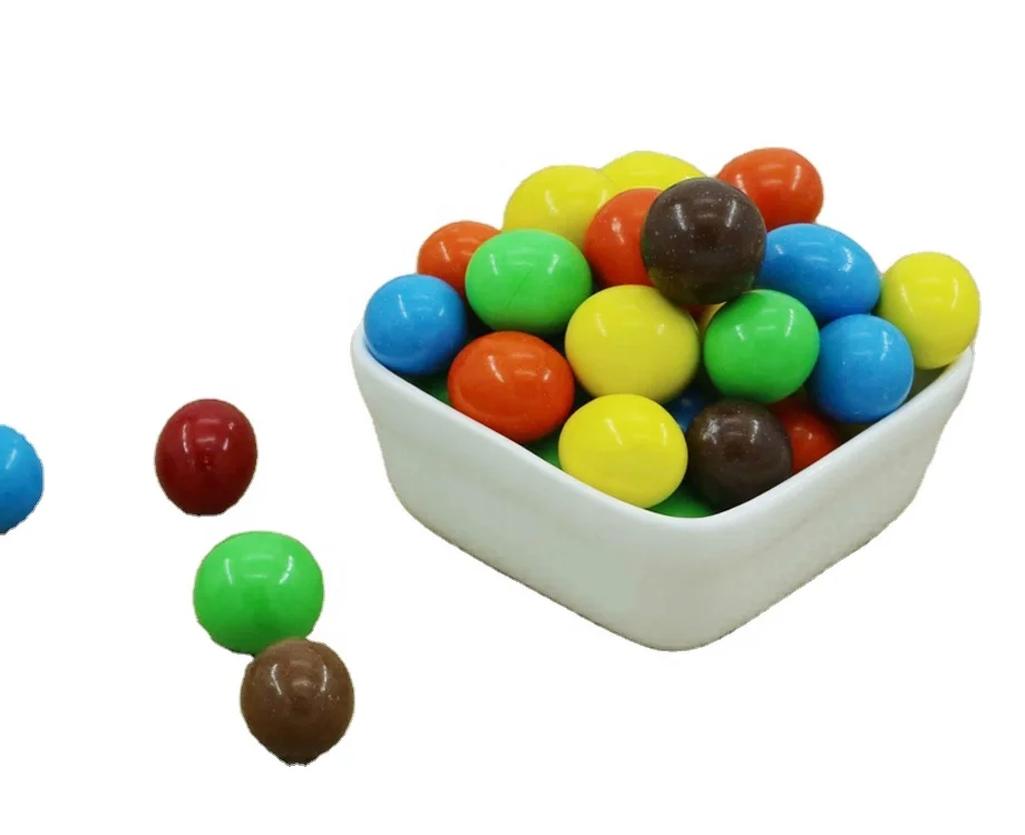 6 colors rainbow colors peanut chocolate confectionery