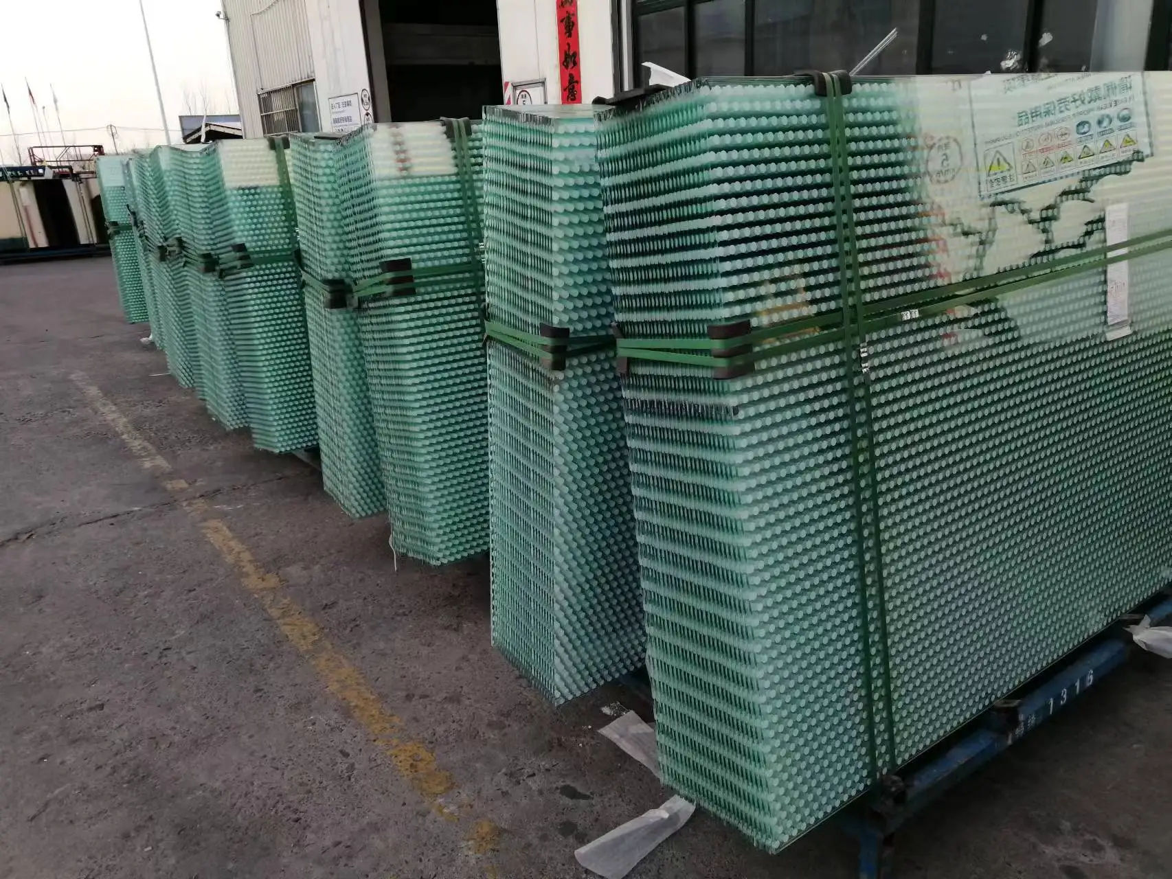 clear temper laminated doom glass