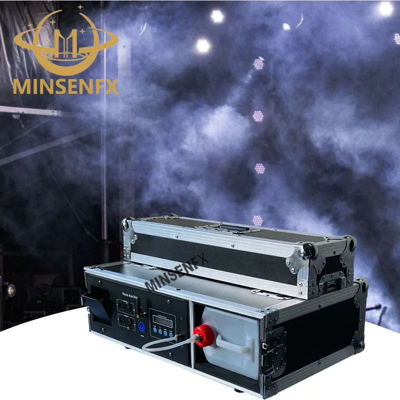 MINSENFX Factory price stage fog machine 2000W haze machine with Hazer/DMX Haze machine for bar club