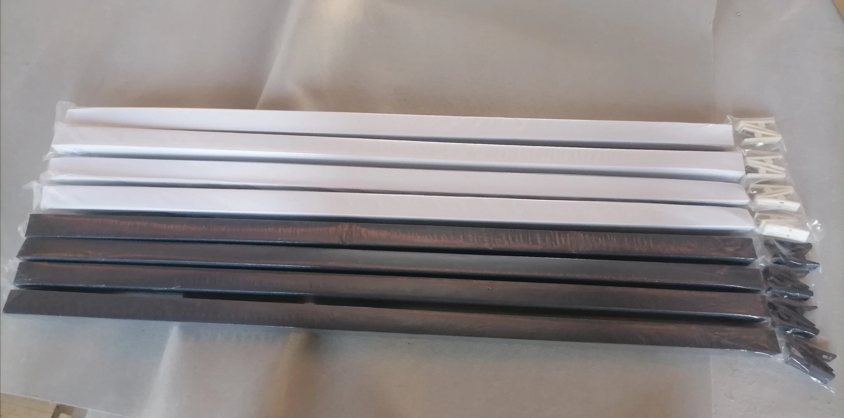 Temporary One Time White Pleated Paper Shades for Indoor Window Covers