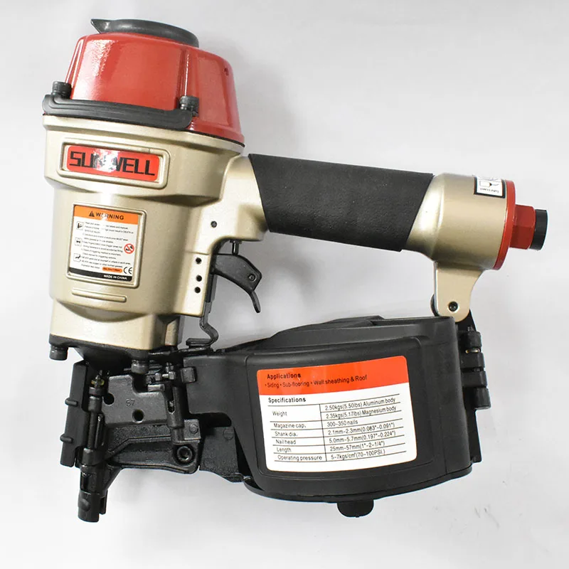 Power Tools Wooden Pallet Wire Coil Nail Gun Model CN55