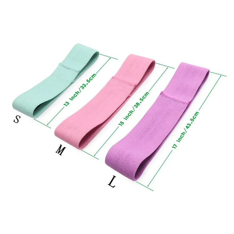 2021 New Hip Resistance Bands Exercise Elastic Loop band Set Anti Slip Fitness Bands Physical Therapy Stretching Practicing