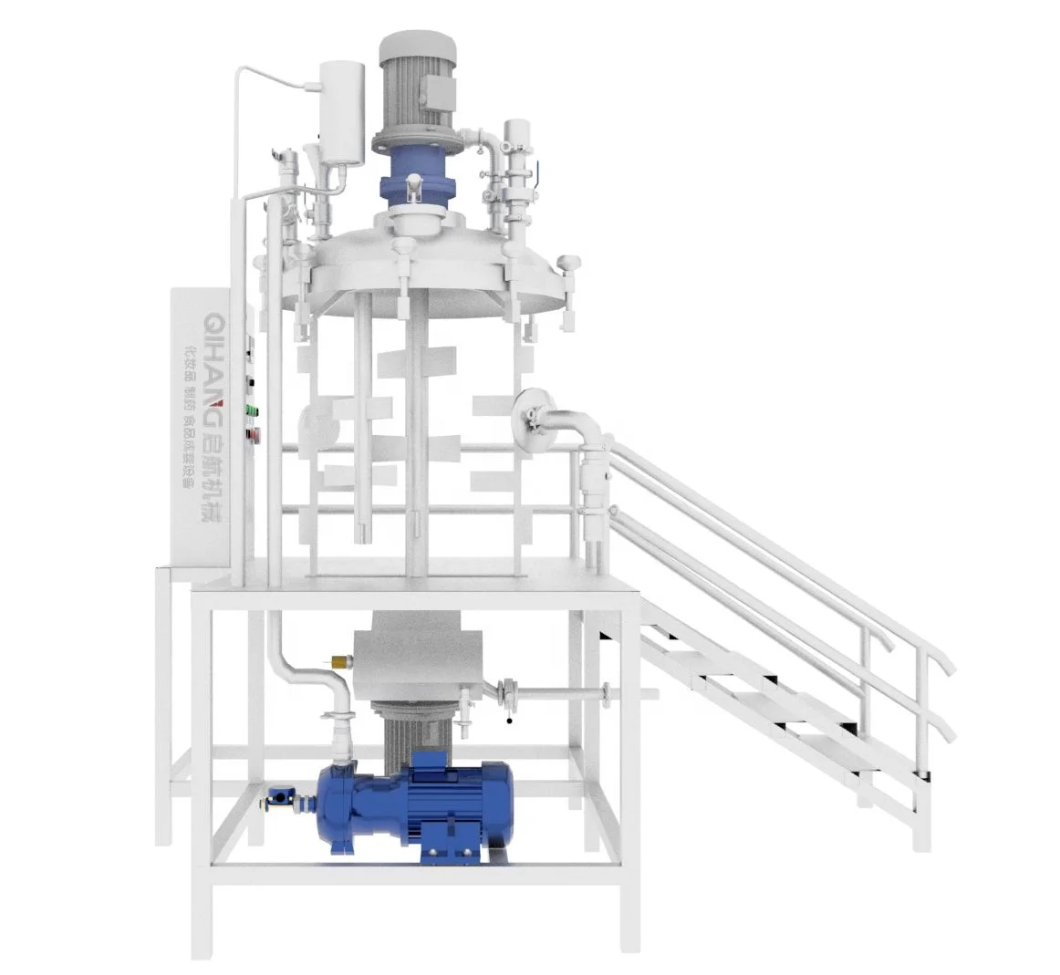 Factory Price Automatic Gel Making Machine chemical Machinery Equipment  Vacuum Emulsifier