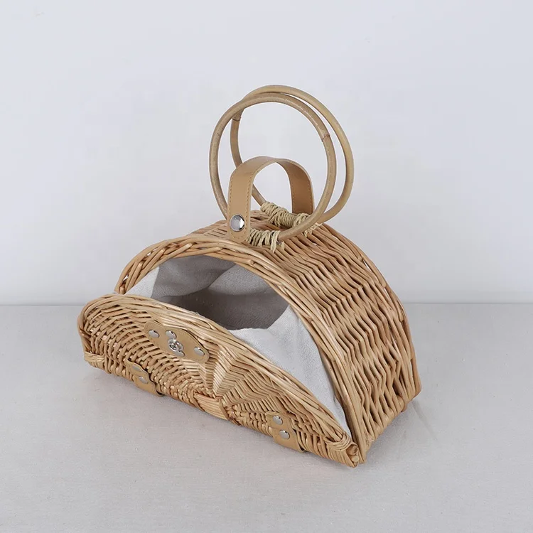 Wholesale woven handbag bags women handbags ladies rattan wicker straw handbag bag