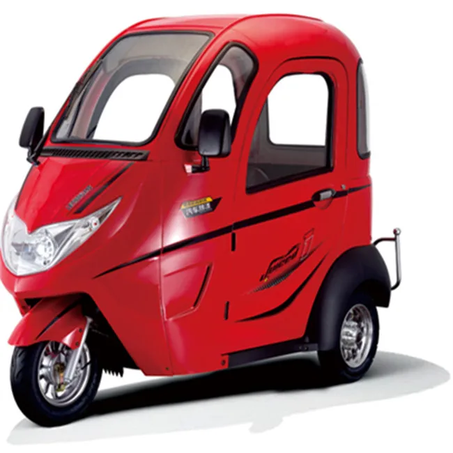 cheap tricycle Closed Body Type passenger electric tricycle /electric trike
