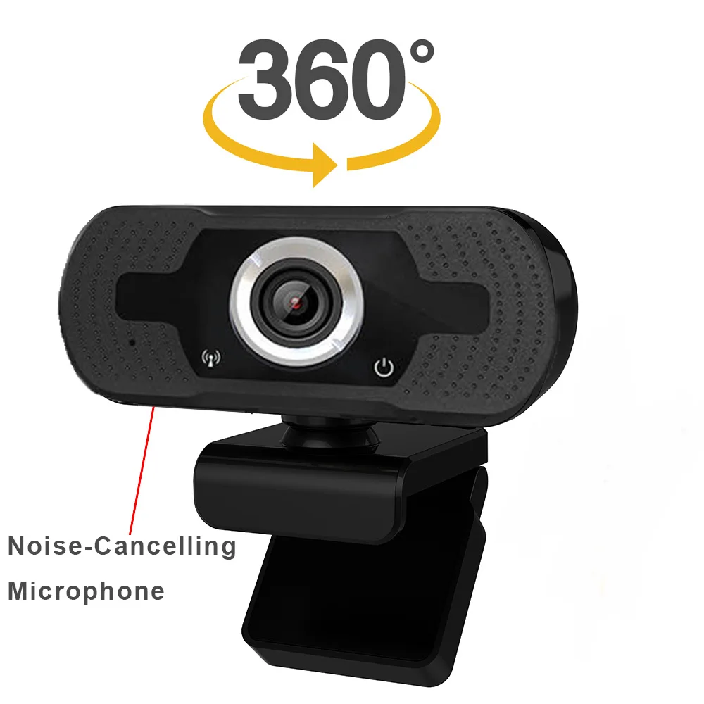 H8 1080p HD 360 градусов камера для ПК веб-камера с микрофоном Штатив ноутбука