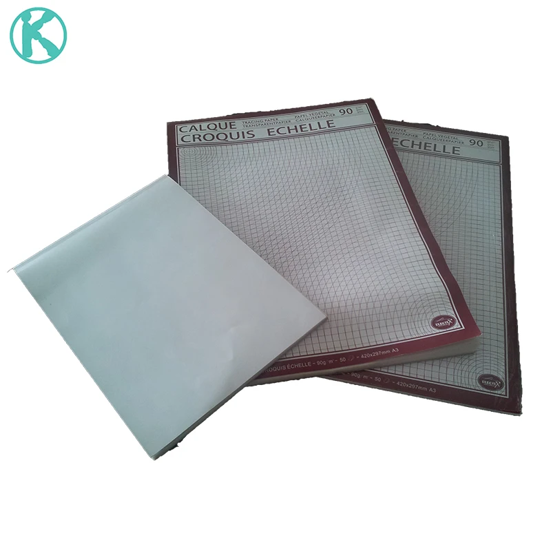 Best Selling Products CAD Drawing White Translucent A3 Tracing Paper