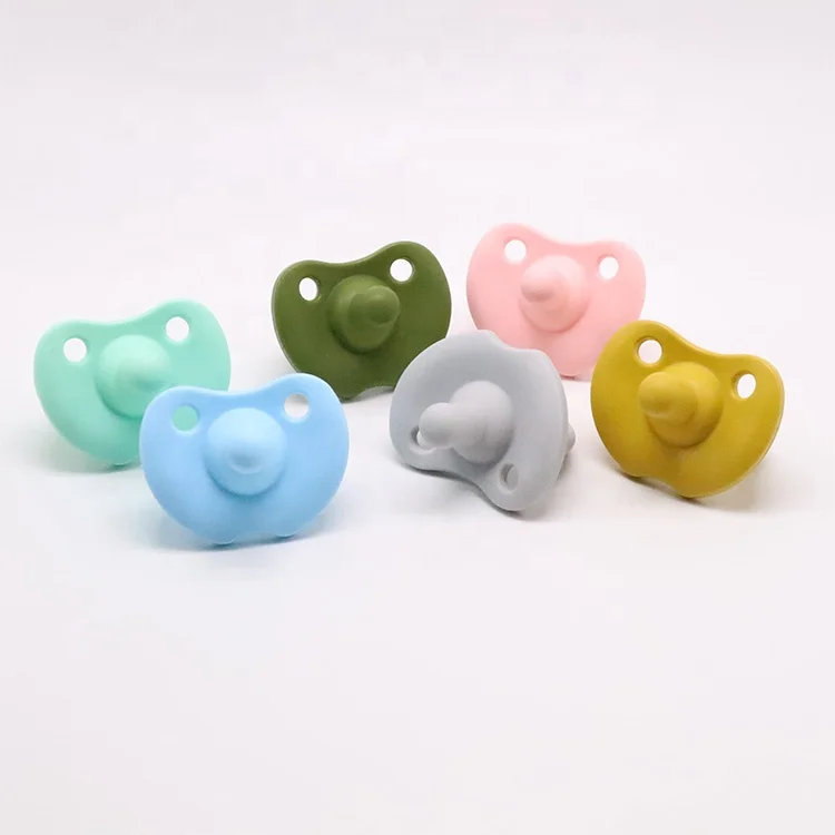 Eco-friendly Baby Sleep Soother Nipple Baby Silicone Ring Pacifier