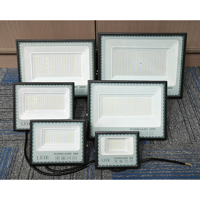 DC 12V 24V 220V 110V waterproof IP66 led projector lamp 30W 50w 100w 200w portable led floodlight outdoor flood light