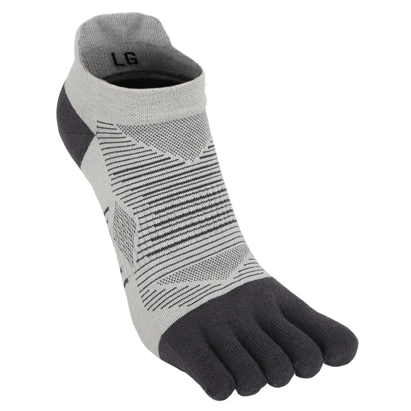 OEM Wholesale Custom Logo Popular High Quality Ankle Sports Running Cycling Cushioned Five Toe Socks