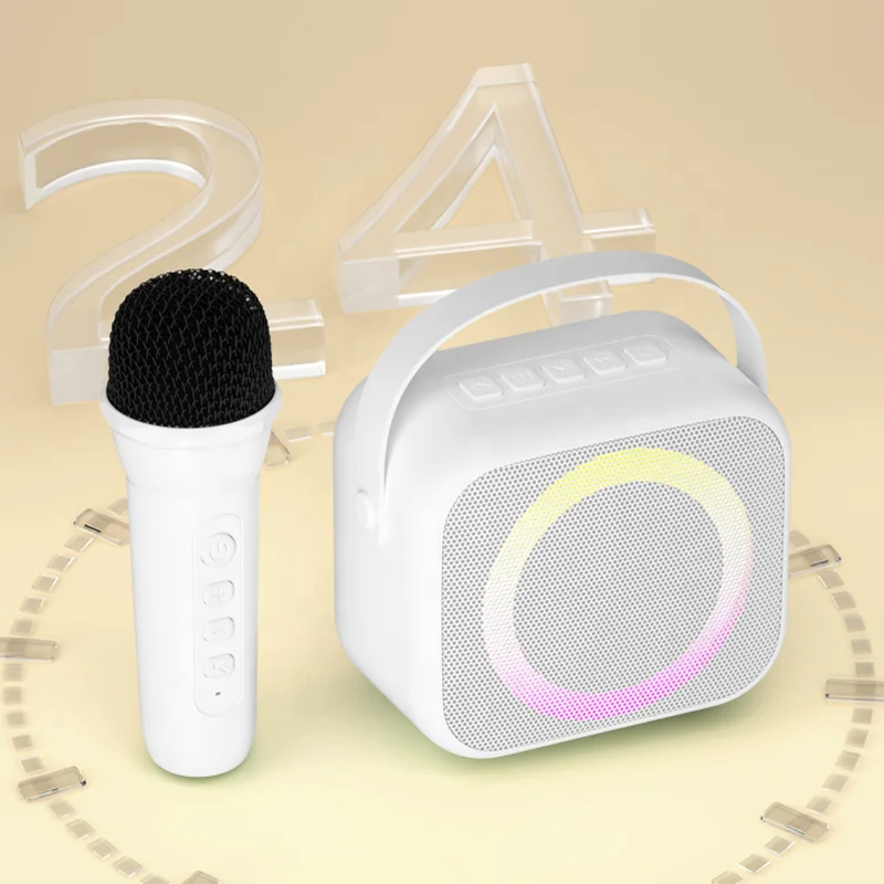 Portable Home family KTV Kids Children BT Music Gaming Speaker Mini Outdoor Wireless Karaoke Speaker with MIC and Bluetooth