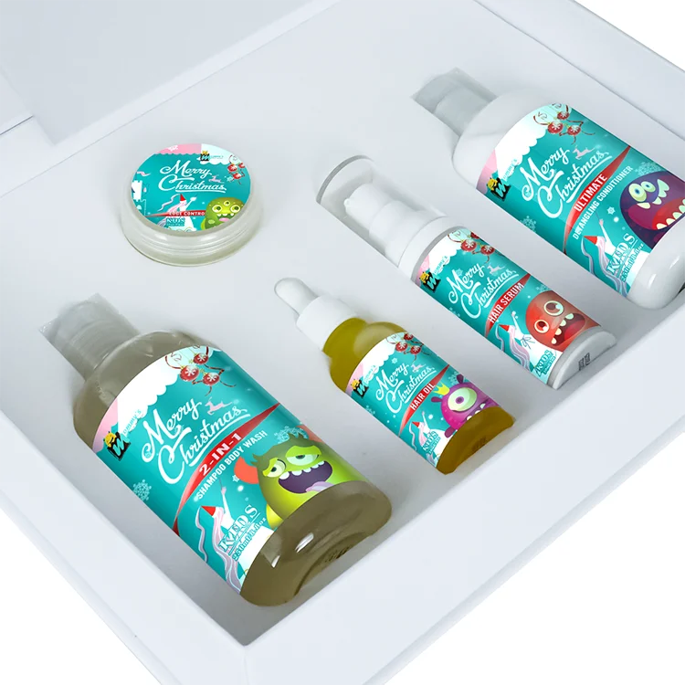 Security Certificate Guaranteed Kids Natural Body Hair Care Products Baby Shower Gel Shampoo 2IN1