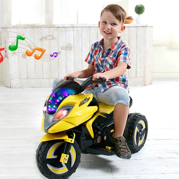 Factory Price Electric Motorcycle kids Ride On toy Car three wheels With Battery Powered