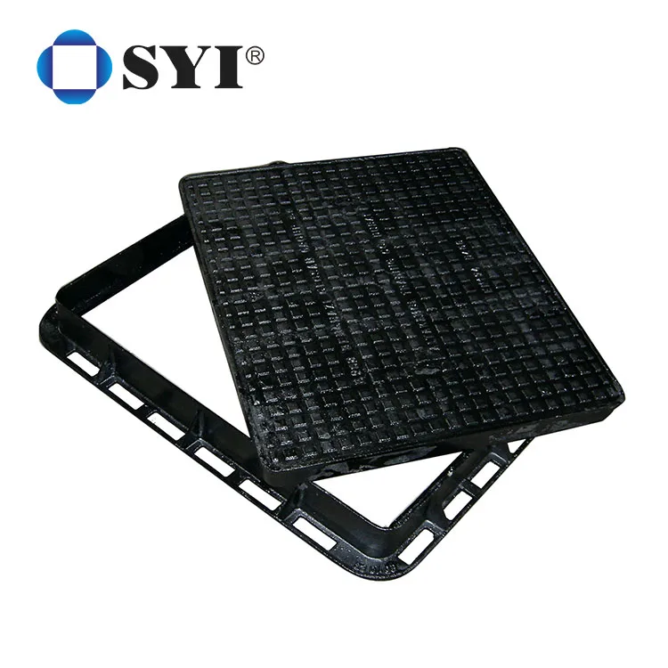 Customized Nodular Cast Iron Double Sealed Rain Water Communication Circular Square Manhole Cover