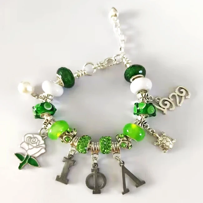 Liberty Gifts iota phi lambda sorority bracelet