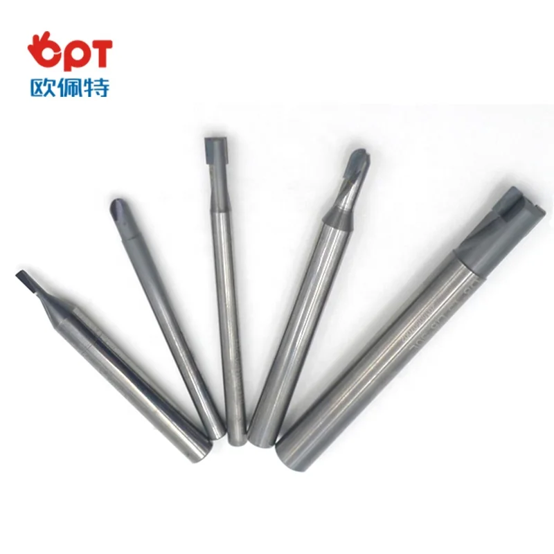 PCD cutters PCD diamond tools PCD end mills 1/2/3/4 flute