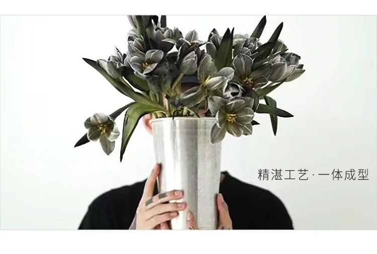 Wake Flower Aluminum Bucket  Garden Plant Small Kits