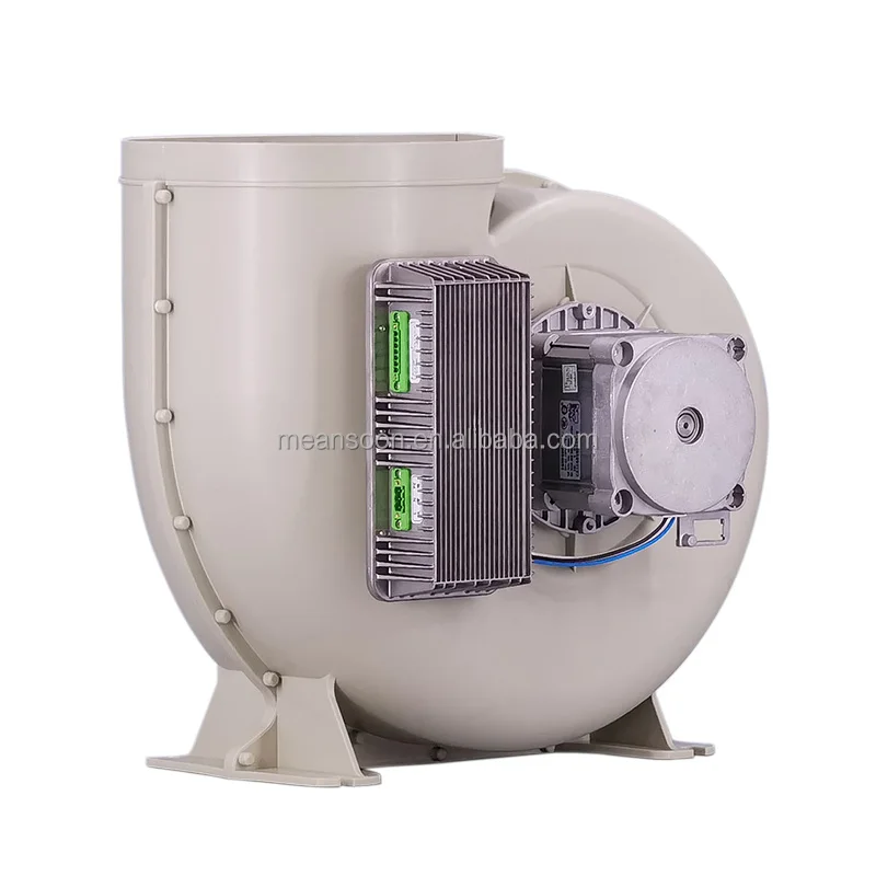 MLAB-250-B Plastic PP lab fume hood anti-corrosive centrifugal fan with stepless speed controller