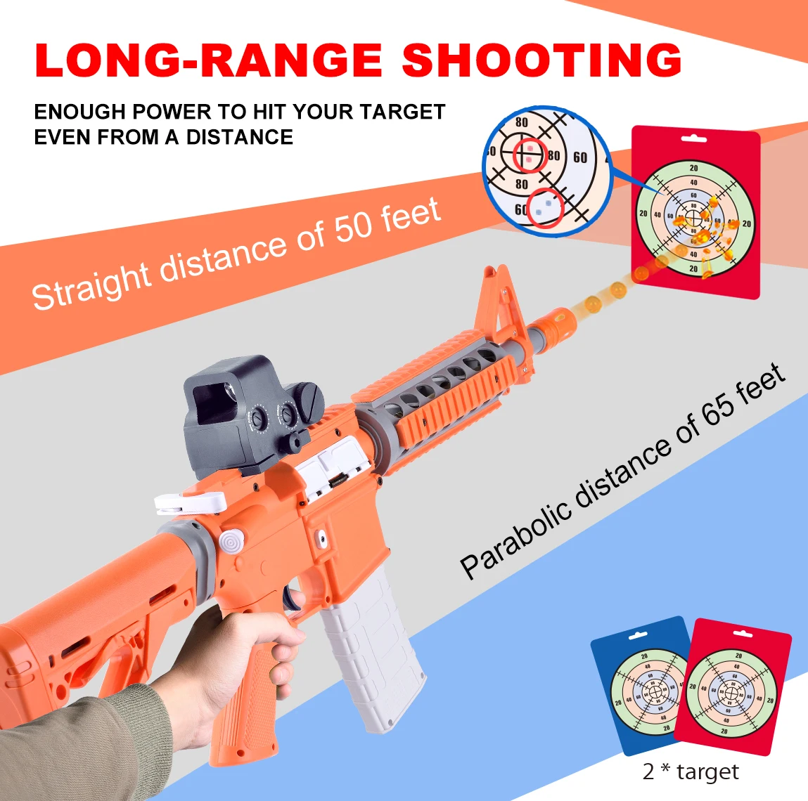 Лидер продаж Amazon M416 Электрический гелевый шар бластер игрушечный пистолет для детей для активного отдыха стрельба игра игрушка подарок