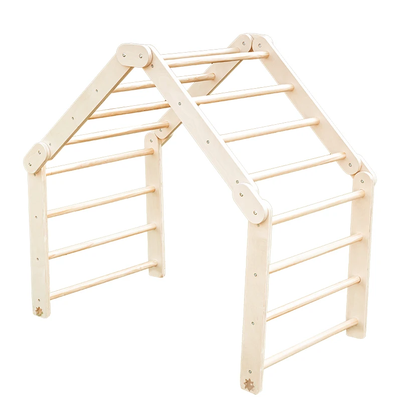 Climbing Wall Games Frame Outdoor Toys Toddler Montessori Adjustable Activity Ladder Climber Folding Climbing Frame For Kids