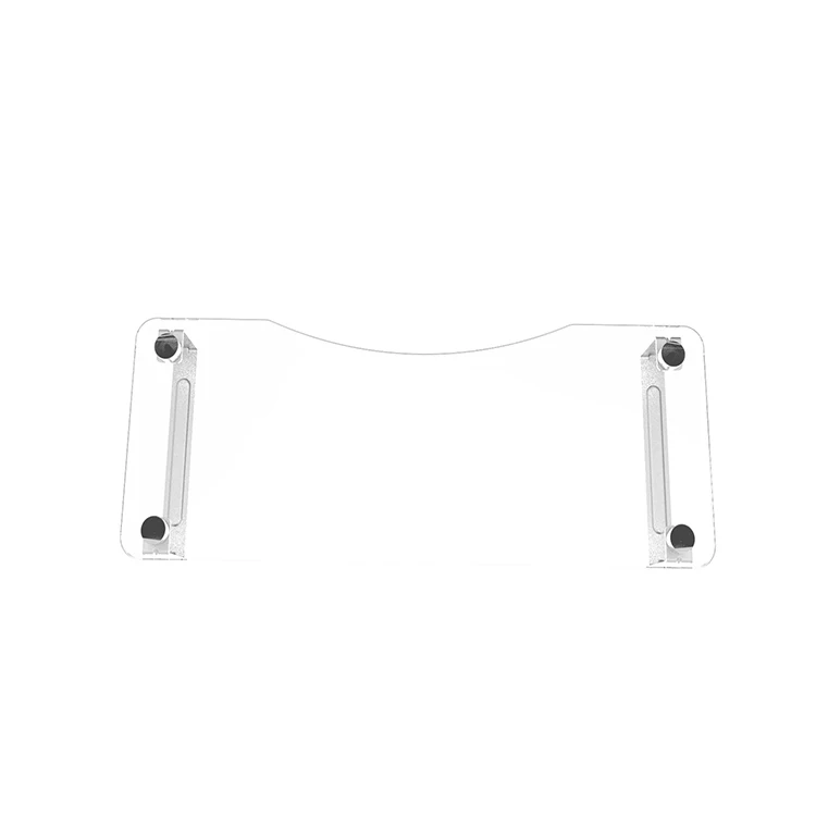 
2020 Clear Ergonomic Adjustable Stand Monitor Computer Glass Monitor Stand Riser 