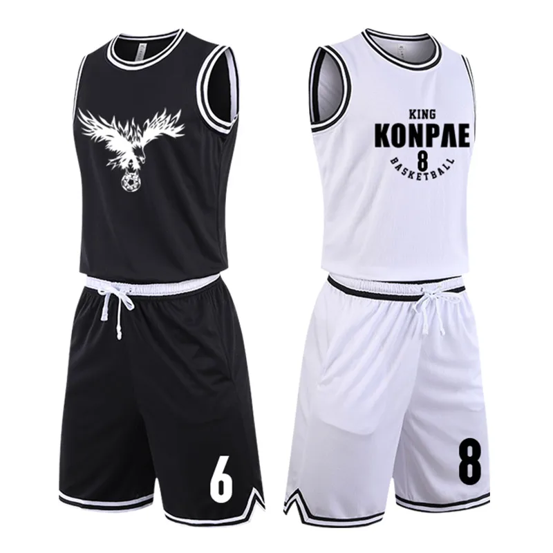 2021 New arrivals 2 piece men outfit 100% Stitched Top quality Basketball Jersey