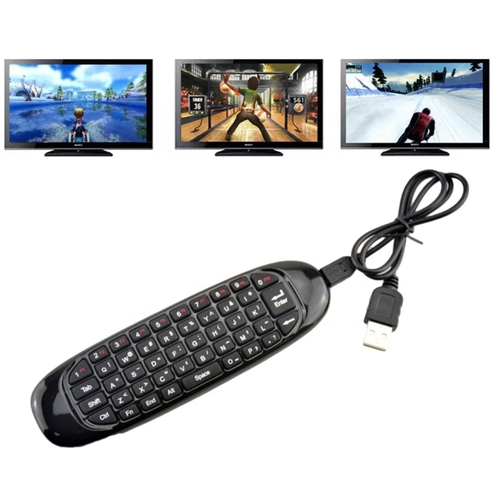 C120 2,4G Портативный умный пульт дистанционного управления air mouse голосовой помощник пульт дистанционного управления с клавиатурой для smart TV приемника