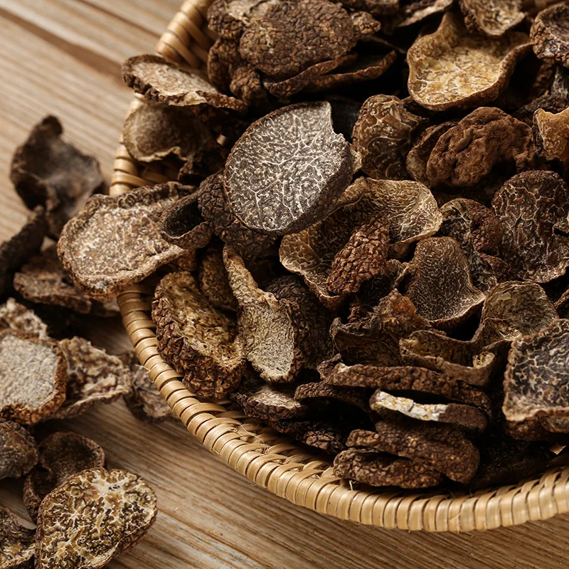 high quality dried black truffle DETAN dried black truffle slices wholesale price