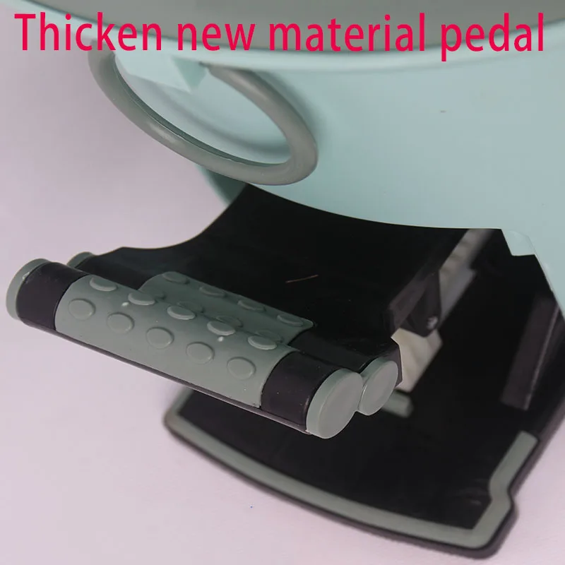 Reinforced family lengthened hand-pressed stainless steel rod stainless steel plate thickened pedal rotary mop four-drive mop