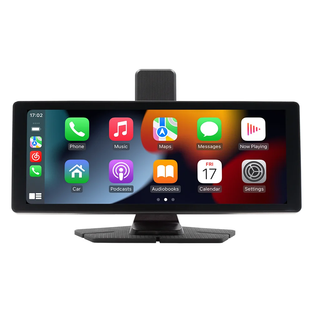 Bestree 10.26 inch Touch Screen Portable Wireless Carplay Android Auto Car Radio MP5 player Auto stereo with dvr video recorder