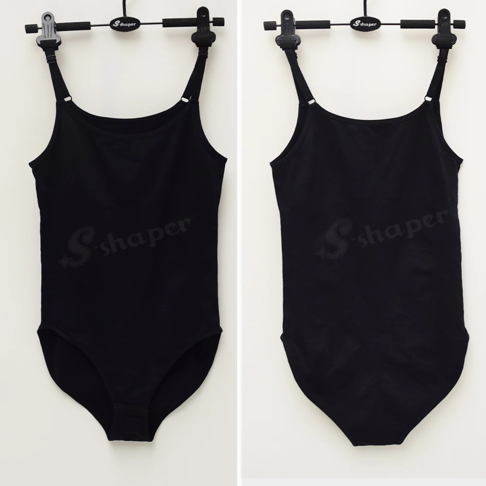 S-SHAPER Seamless Spandex Scoop Neck Bodysuit Smooth Comfort Extra Lift Supportive Shaping Durable Nylon Material Shapewear